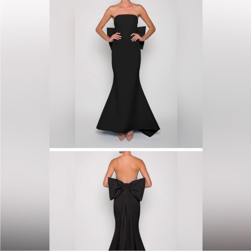 Alexia Maria - Black Dress with Bow Detail